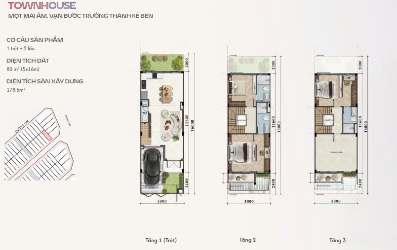 TOWNHOUSE 5*16